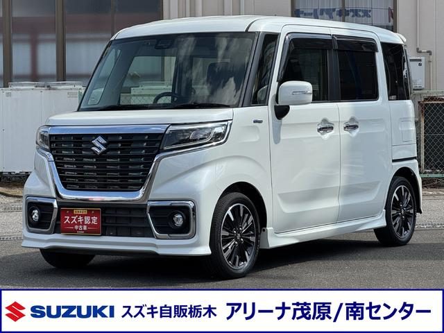 スペーシア　カスタム　４ＷＤ　ＨＹＢＲＩＤ　ＸＳターボ　４ＷＤ　ナビ／