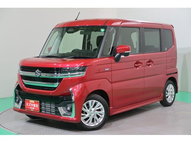 スペーシア　カスタム　カスタム　ＨＹＢＲＩＤ　ＧＳ　追従機能Ａ