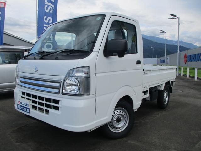 キャリイトラック　４ＷＤ　ＫＣエアコン・パワステ４ＷＤ　ＣＶＴ　デ