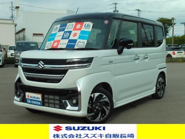 スペーシア　カスタム　カスタム　ＨＹＢＲＩＤ　ＸＳ　ナビ　両側
