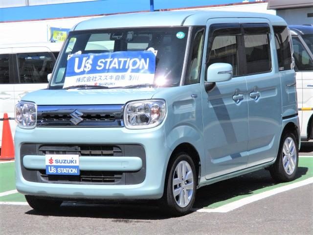 スペーシア　ＨＹＢＲＩＤ　Ｘ　ＭＫ５３Ｓ　車検受け渡