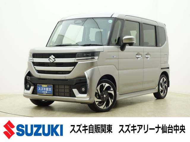 スペーシア　カスタム　４ＷＤ　カスタムＨＹＢＲＩＤ　ＸＳターボ【半期総