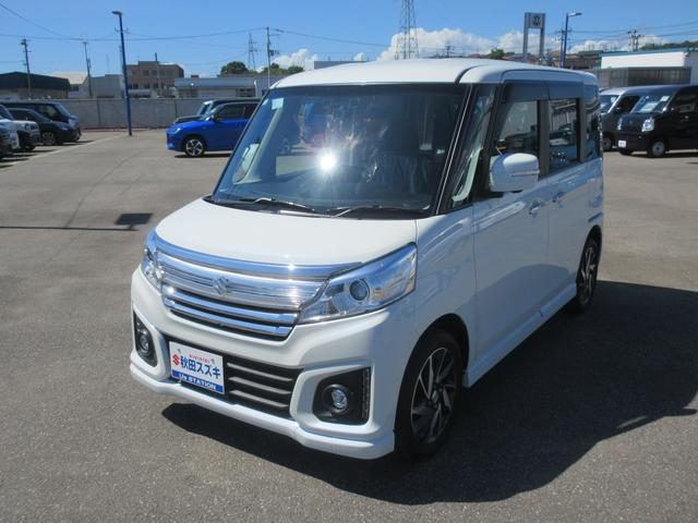 スペーシア　カスタム　４ＷＤ　ＸＳ　４ＷＤ　全方位カメラ付ナビ　衝突軽