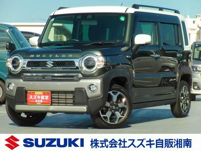 ハスラー　Ｊスタイルターボ　全方位モニター付メモリ