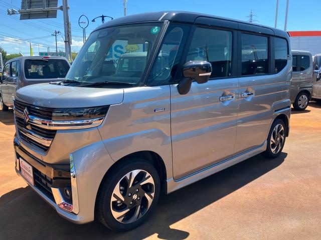 スペーシア　カスタム　４ＷＤ　カスタム　ＨＹＢＲＩＤ　ＸＳターボ　★当