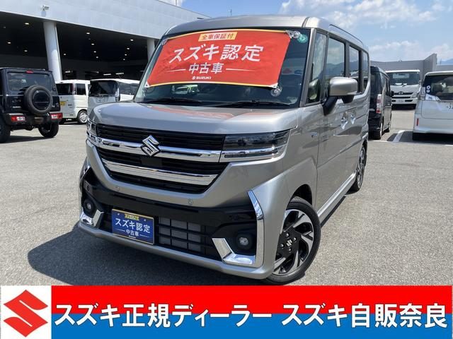 スペーシア　カスタム　カスタム　ＨＹＢＲＩＤ　ＸＳ　元試乗車　