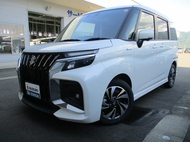 ソリオ　バンディット　４ＷＤ　ＨＹＢＲＩＤ　ＭＶ４ＷＤ前後被害軽減ブレ