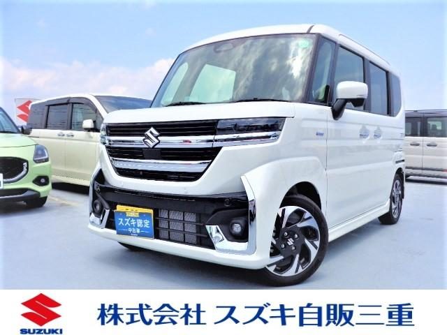 スペーシア　カスタム　カスタム　ＨＹＢＲＩＤ　ＸＳ　全方位モニ