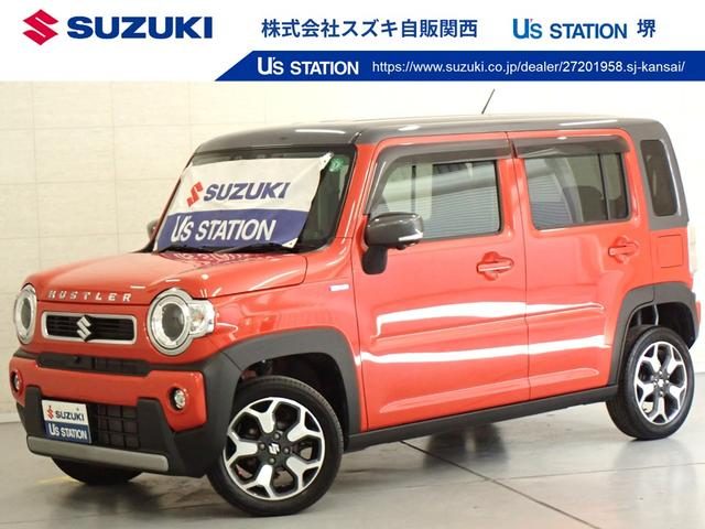ハスラー　ＨＹＢＲＩＤ　Ｘ　全方位モニター付メモリ