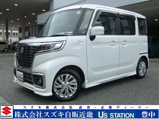 スペーシア　カスタム　カスタム　ＨＹＢＲＩＤ　ＧＳ　ワンオーナ