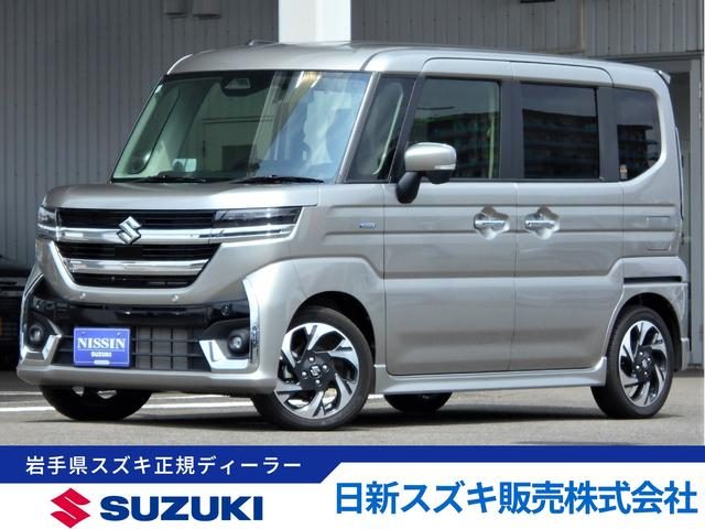 スペーシア　カスタム　４ＷＤ　カスタム　ハイブリッドＸＳターボ　純正９