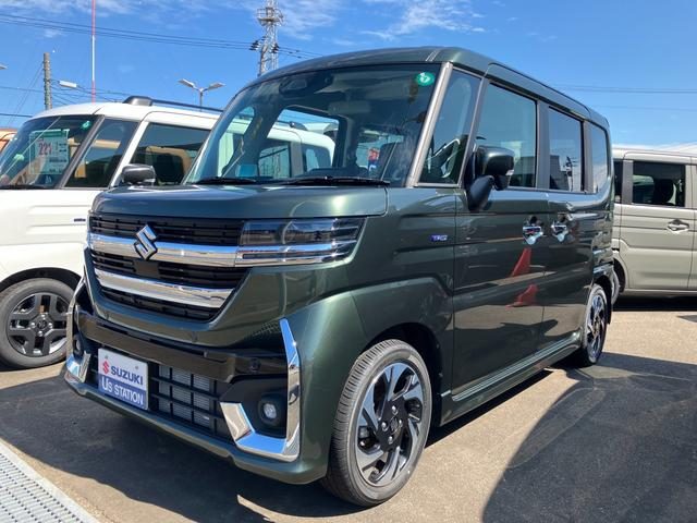 スペーシア　カスタム　４ＷＤ　ＨＹＢＲＩＤ　ＸＳ　★４ＷＤ　純正ナビ　