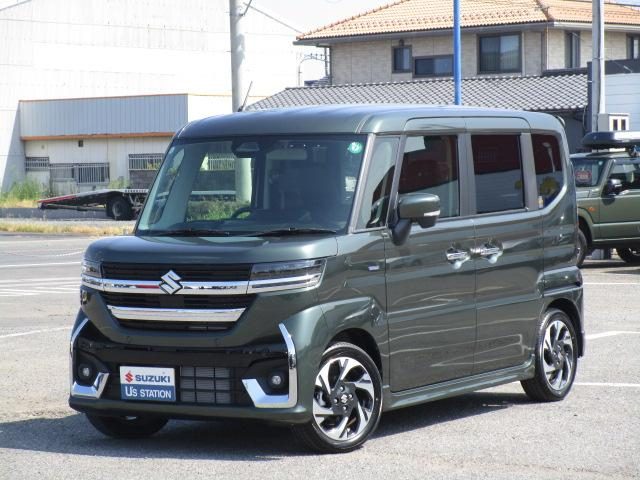 スペーシア　カスタム　カスタム　ＨＹＢＲＩＤ　ＸＳターボ　スズ