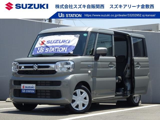 スペーシア　ＨＹＢＲＩＤ　Ｘ　後席オットマン　サンシ