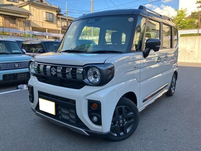 スペーシア　ギア　４ＷＤ　ギア　ＨＹＢＲＩＤ　ＸＺ　★純正ナビ　全