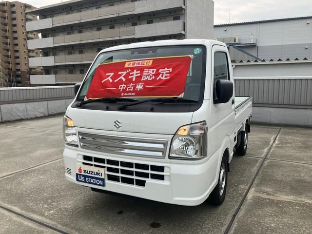 キャリイトラック　４ＷＤ　ＫＣエアコン・パワステ農繁　７型前後衝突