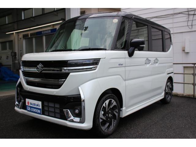 スペーシア　カスタム　カスタム　ＨＹＢＲＩＤ　ＸＳ　全方位モニ