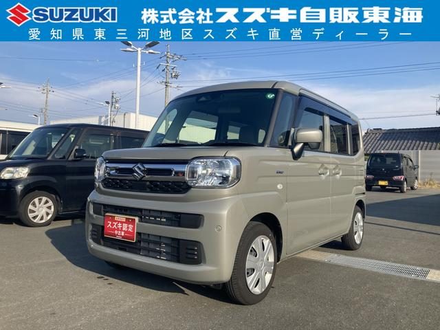 スペーシア　ＨＹＢＲＩＤ　Ｇ☆８インチナビ☆マット☆