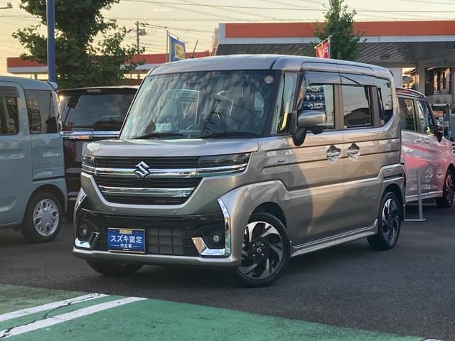 スペーシア　カスタム　４ＷＤ　「半期総括」（元当店試乗車）８インチ純正