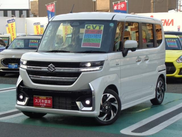 スペーシア　カスタム　カスタム　ＨＹＢＲＩＤ　ＸＳターボ　【半