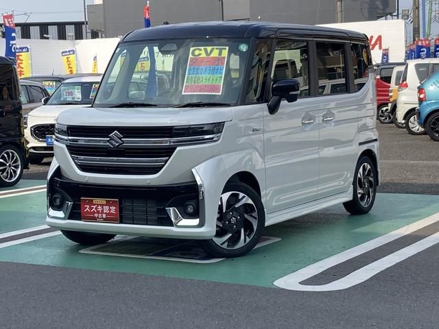 スペーシア　カスタム　カスタム　ＨＹＢＲＩＤ　ＸＳターボ　【半