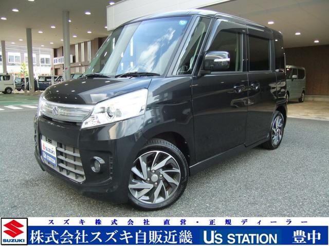 スペーシア　カスタム　４ＷＤ　カスタム　ＴＳ　１オーナー／ナビＴＶ／Ｅ