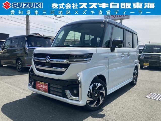 スペーシア　カスタム　ＨＹＢＲＩＤ　ＸＳターボ　後席両側パワー