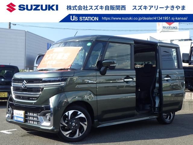 スペーシア　カスタム　カスタム　ＨＹＢＲＩＤ　ＸＳターボ　スズ