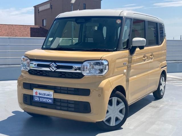 スペーシア　ＨＹＢＲＩＤ　Ｘ　元試乗車　オーディオレ