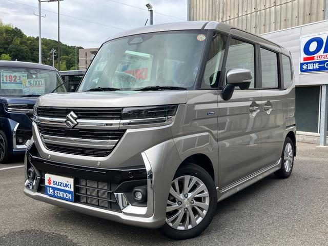 スペーシア　カスタム　カスタム　ＨＹＢＲＩＤ　ＧＳ　試乗車アッ