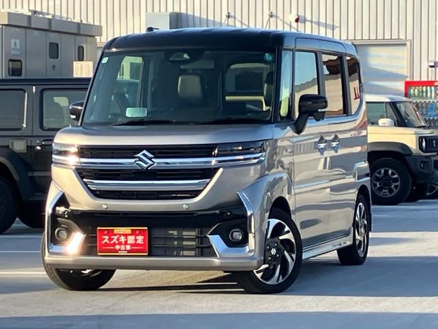 スペーシア　カスタム　４ＷＤ　ＨＹＢＲＩＤ　ＸＳターボ　４ＷＤ　両側電