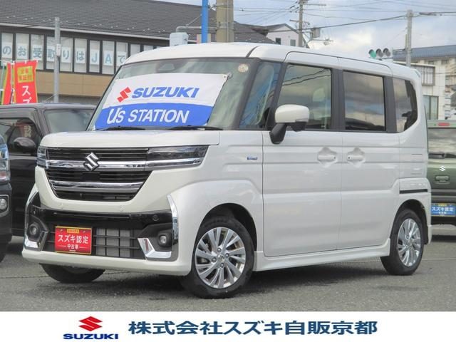 スペーシア　カスタム　ＨＹＢＲＩＤ　ＧＳ　全方位カメラ　ナビ　