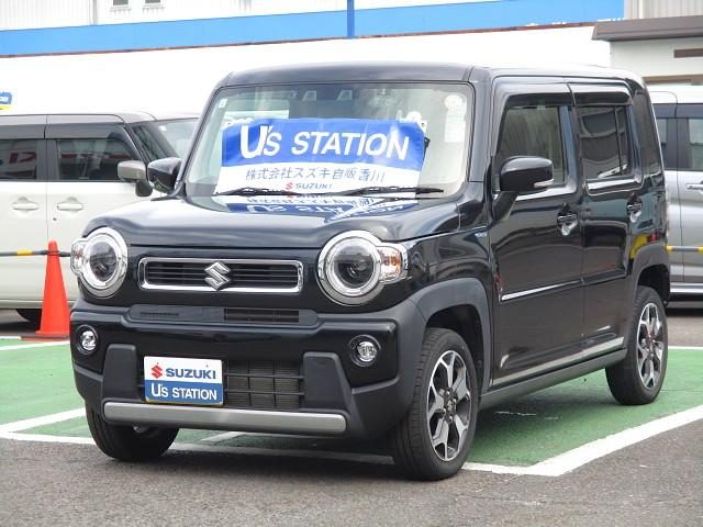 ハスラー　ＨＹＢＲＩＤ　Ｘ　８インチナビ、前後自動
