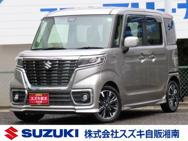 スペーシア　カスタム　カスタム　ＨＹＢＲＩＤ　ＸＳ　全方位モニ