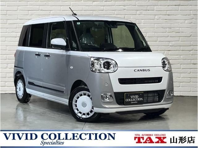 ムーヴ　キャンバス　４ＷＤ　ストライプスＧ　４ＷＤ　届出済未使用車