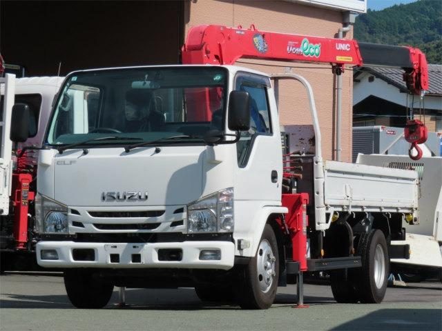 エルフ　３ｔ　ロング　４段ラジコンフックイン