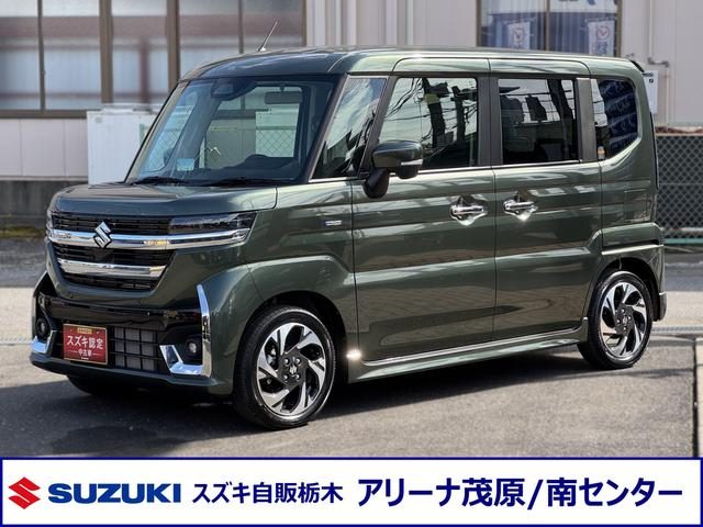 スペーシア　カスタム　ＨＹＢＲＩＤ　ＸＳ　全方位モニター付ナビ