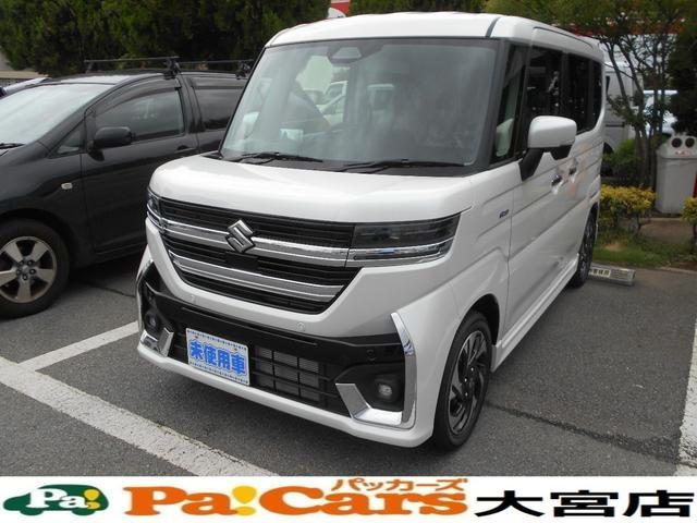 スペーシア　カスタム　ハイブリッドＸＳターボ　届出済未使用車