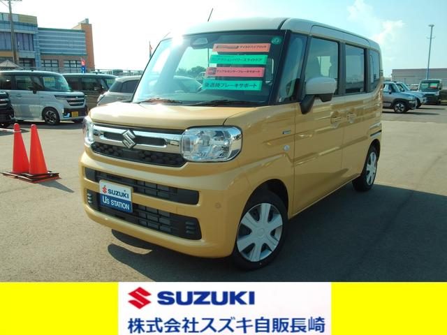 スペーシア　ＨＹＢＲＩＤ　Ｘ　両側電動スライドドア　