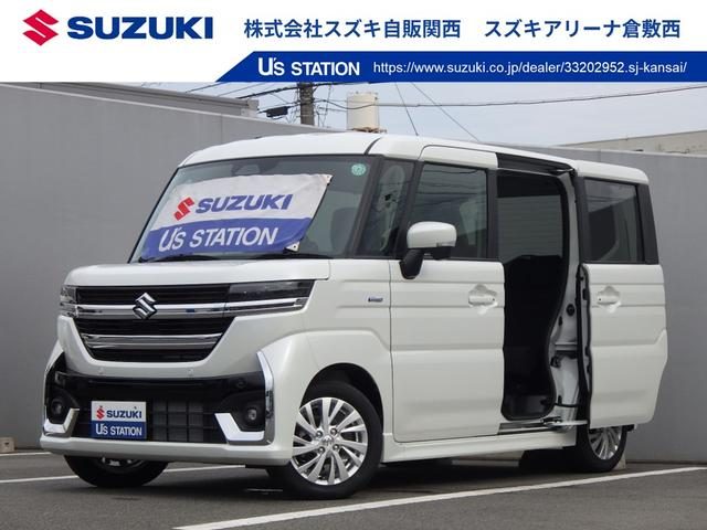 スペーシア　カスタム　カスタム　ＨＹＢＲＩＤ　ＧＳ　片側電動ス