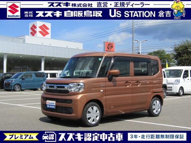 スペーシア　ＨＹＢＲＩＤ　Ｘ　当社社用車ＵＰ　全方位
