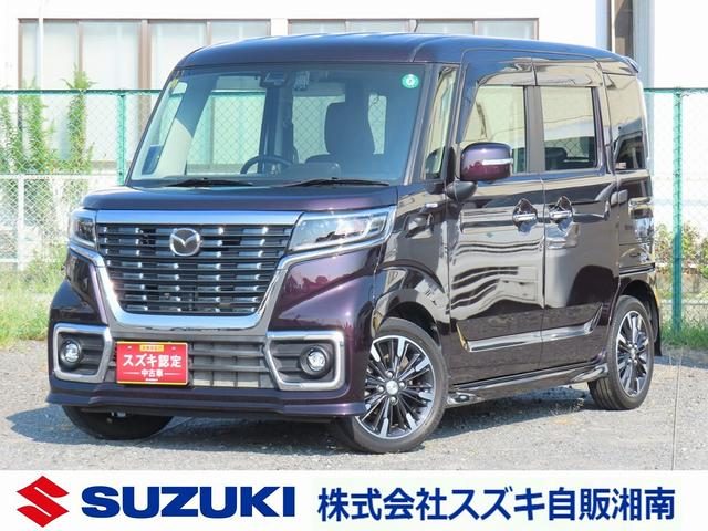 フレアワゴン　カスタムスタイル　ハイブリッドＸＳ　全方位モニタ付メモリナ