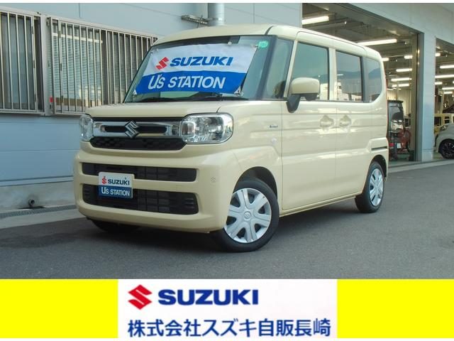 スペーシア　ＨＹＢＲＩＤ　Ｘ　両側電動スライドドア　