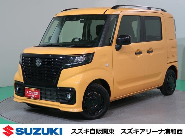 スペーシア　ベース　ＸＦ前後衝突被害軽減ブレーキ　ＬＥＤヘッ