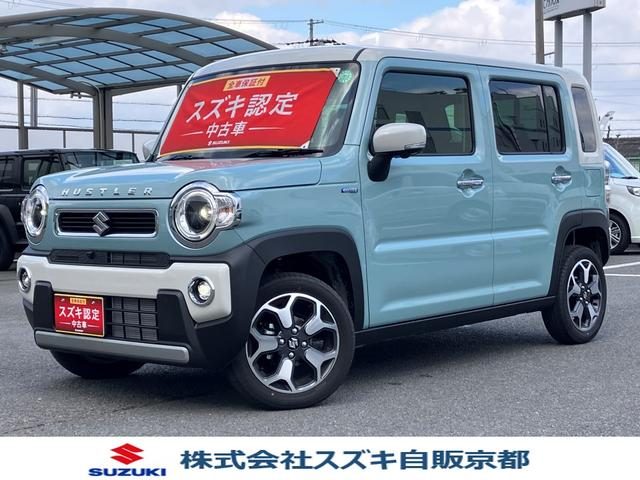 ハスラー　ＨＹＢＲＩＤ　Ｘ　３型　純正ナビ　全方位