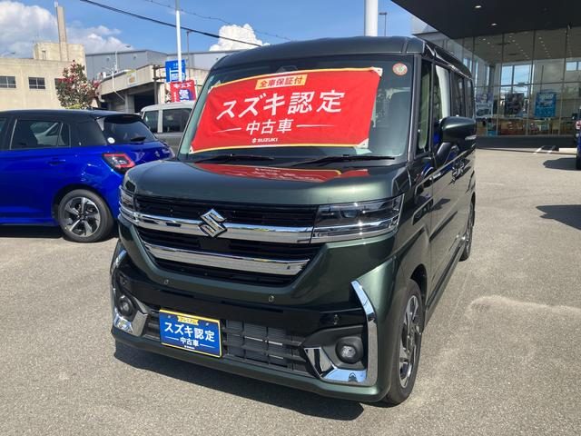 スペーシア　カスタム　４ＷＤ　カスタム　ＨＹＢＲＩＤ　ＸＳ前後衝突被害