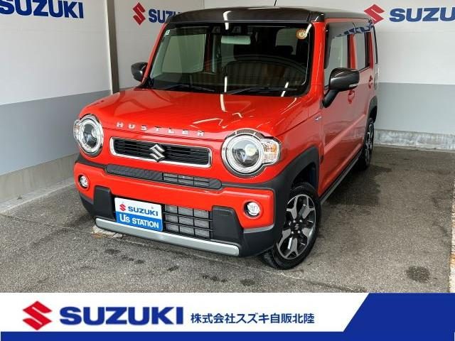 ハスラー　４ＷＤ　ＨＹＢＲＩＤ　Ｘ　４ＷＤ／カーナビ／バッ