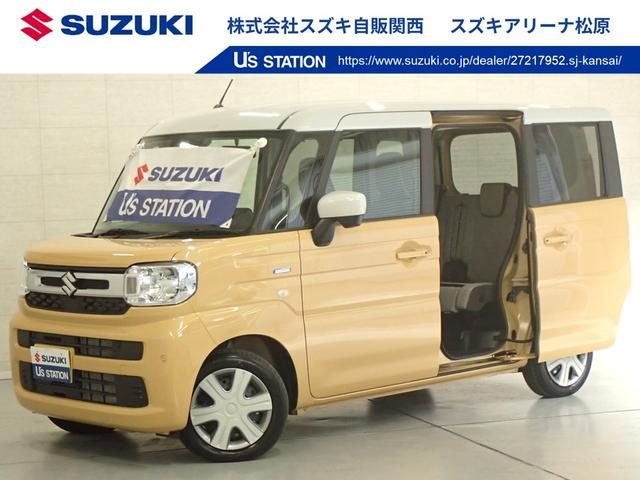 スペーシア　４ＷＤ　ＨＹＢＲＩＤ　Ｘ　フルタイム４ＷＤ　スズ
