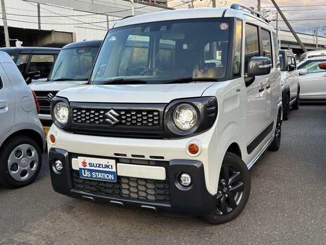 スペーシア　ギア　４ＷＤ　ハイブリッドＸＺターボ　４ＷＤ　☆前後ブ