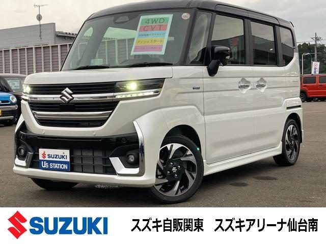 スペーシア　カスタム　４ＷＤ　ＨＹＢＲＩＤ　ＸＳ　４ＷＤ　両側電動スラ